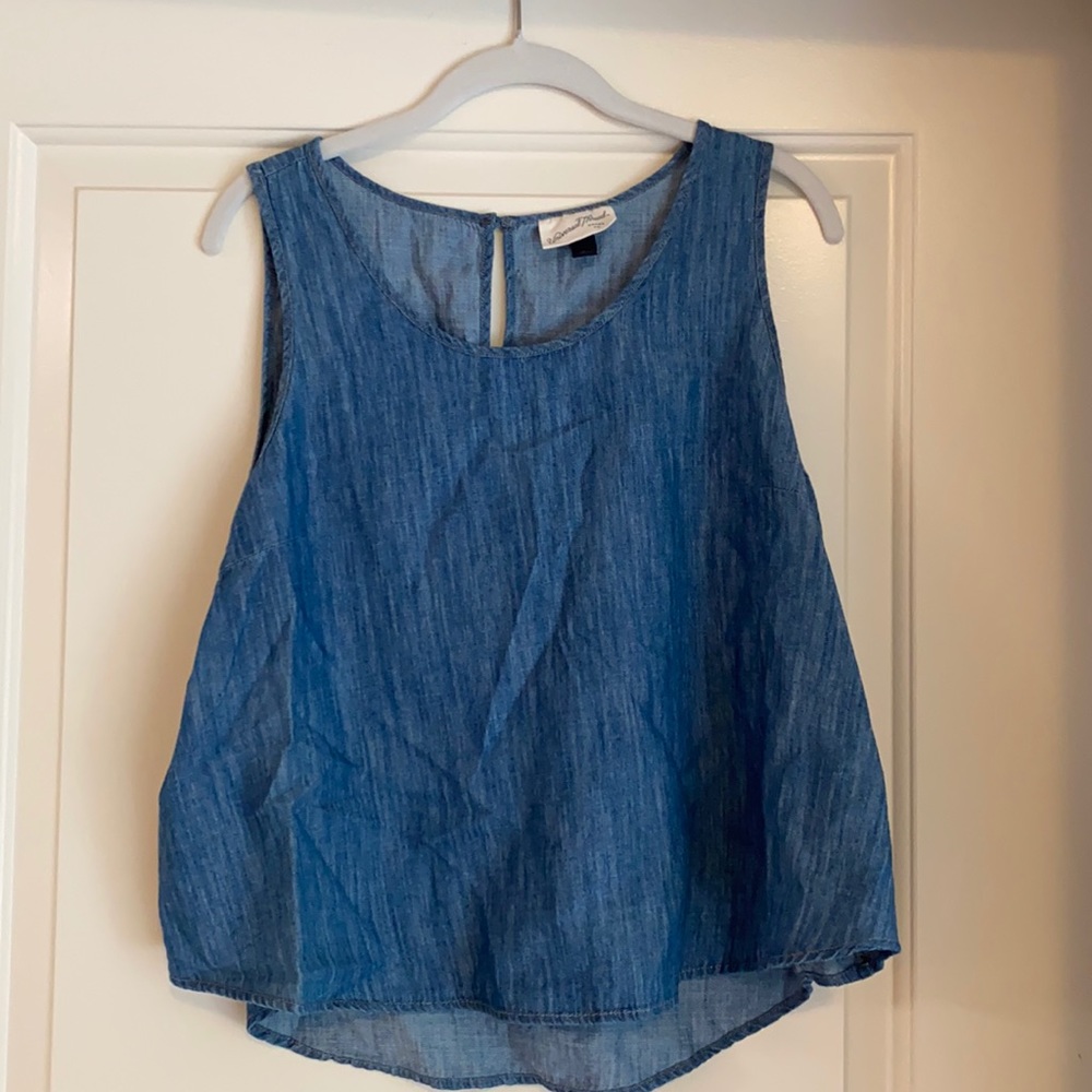 Chambray tank top